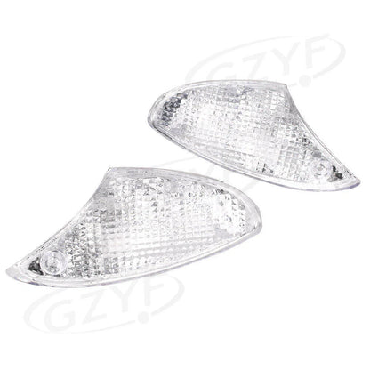 Clear Front Turn Signal Lens Covers  for BMW K1200S K1300S (All Years)