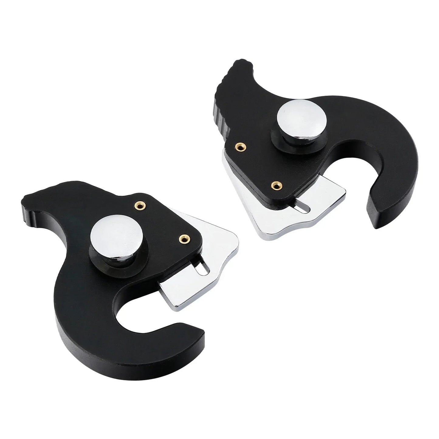 Sissy Bar Luggage Rack Docking Latch Clip Kit for Harley Touring FLHR Black