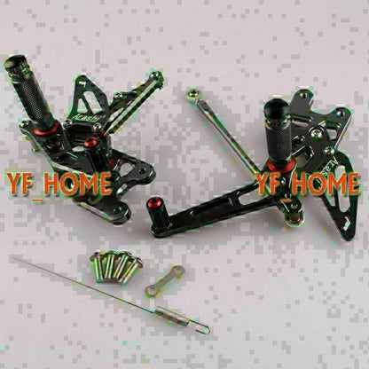 Rearset Foot Pegs for Suzuki GSXR1000 (2007-2008) - CNC Grey