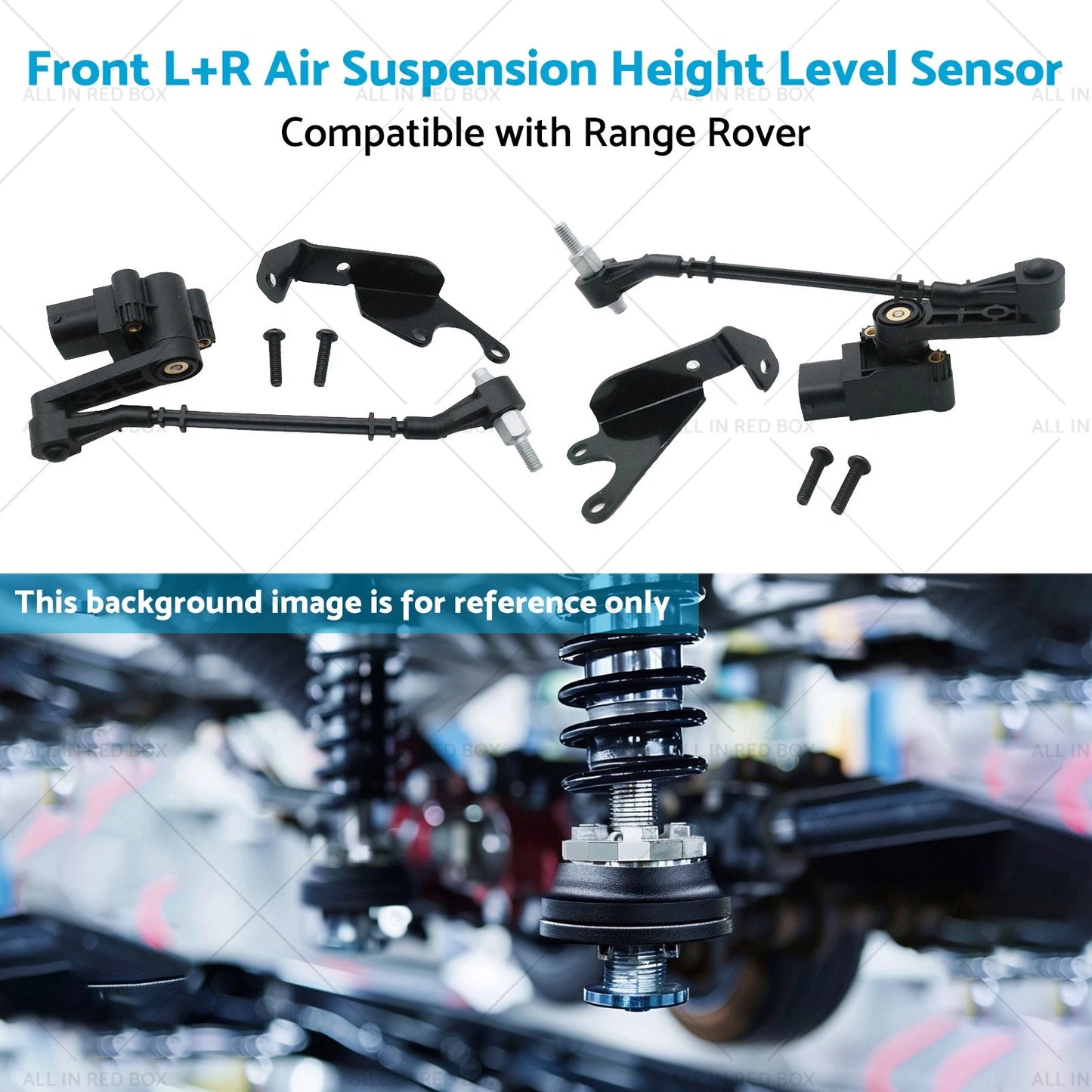 Front L+R Air Suspension Height Level Sensor for Range Rover (2002-2012)