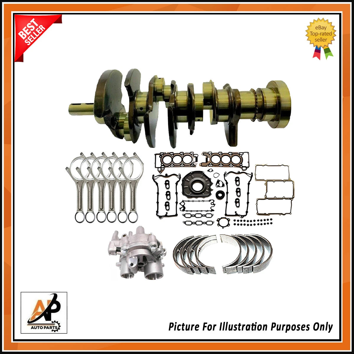 Crankshaft Main and Big End Bearings Set for Range Rover 3.0 Supercharged (2010–2017)