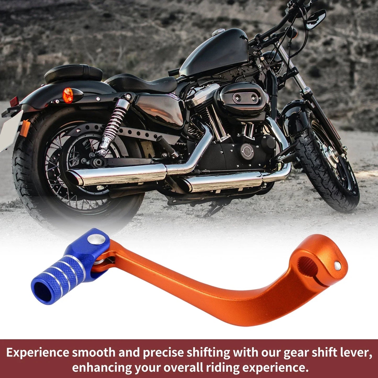 Folding Motorcycle Gear Shifter Lever for Honda CRF110F (2013-2018) Blue