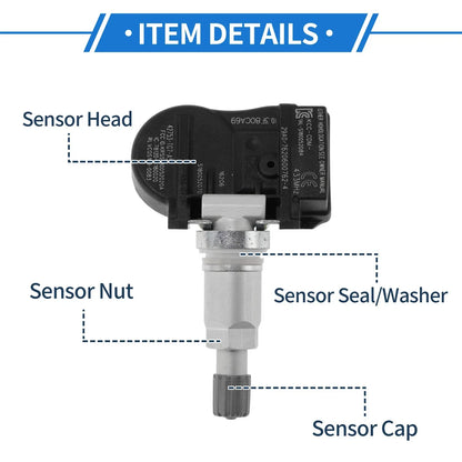 TPMS Sensor for Honda Pilot 2016-2017 (2 x Sensors)