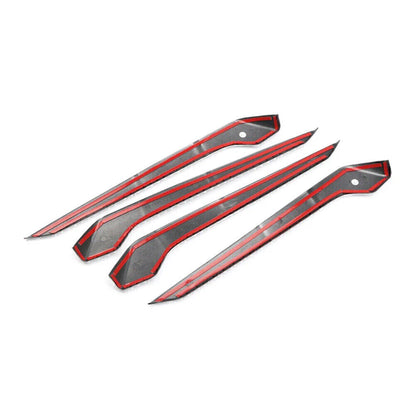 Inner Door Panel Armrest Cover Trim for Toyota RAV4 (2019-2022) Carbon Fiber