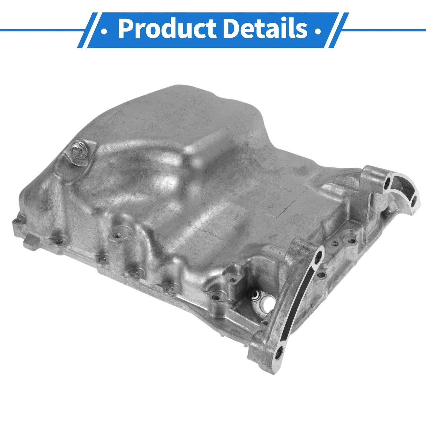 Engine Oil Pan for Honda Accord (2008-2017) - 1 x Steel Silver Tone
