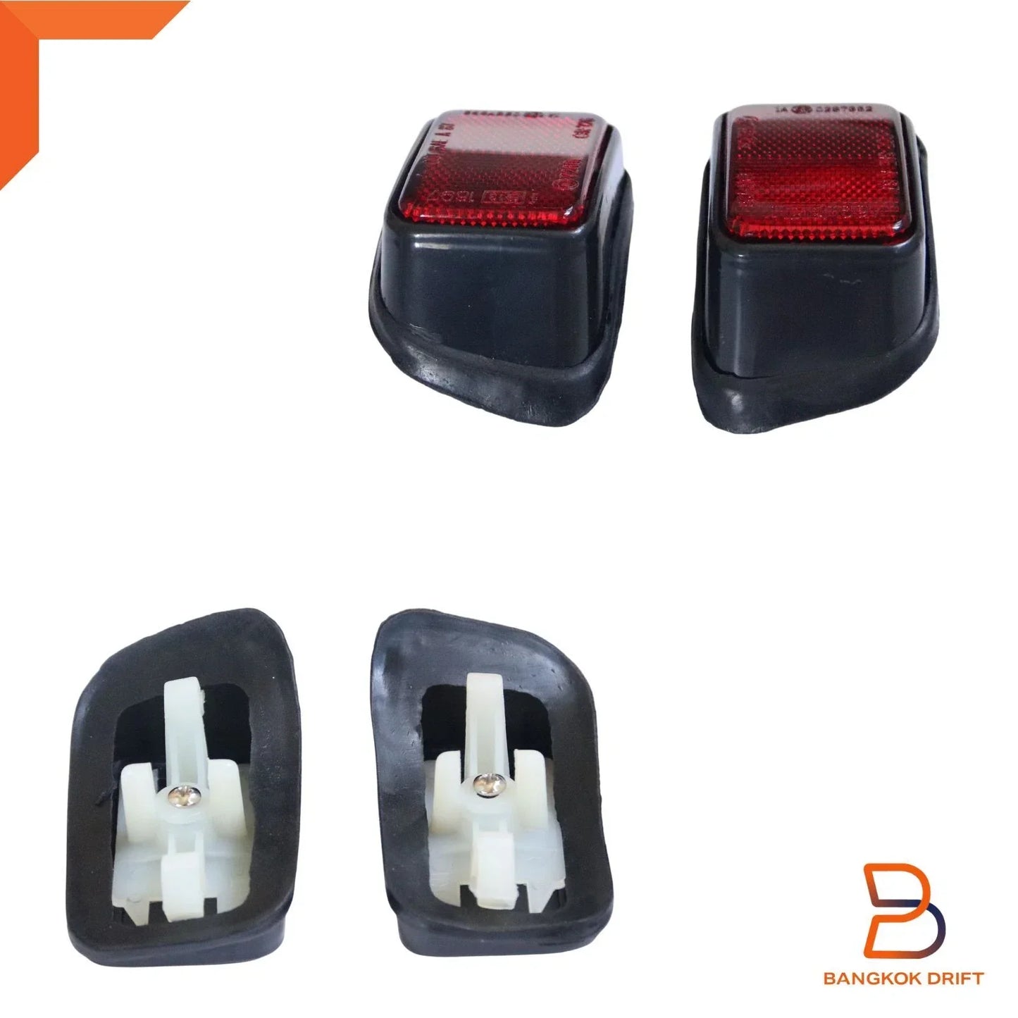 Rear Bumper Reflectors  Red for Toyota Hilux SR5 (1997-2005)