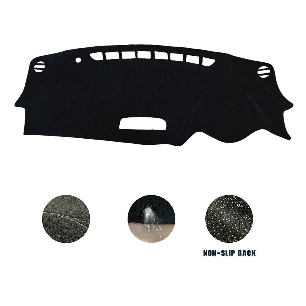 Non-Slip Dash Mat for Mazda CX-3 2015-2025 SUV Dashboard Cover Black