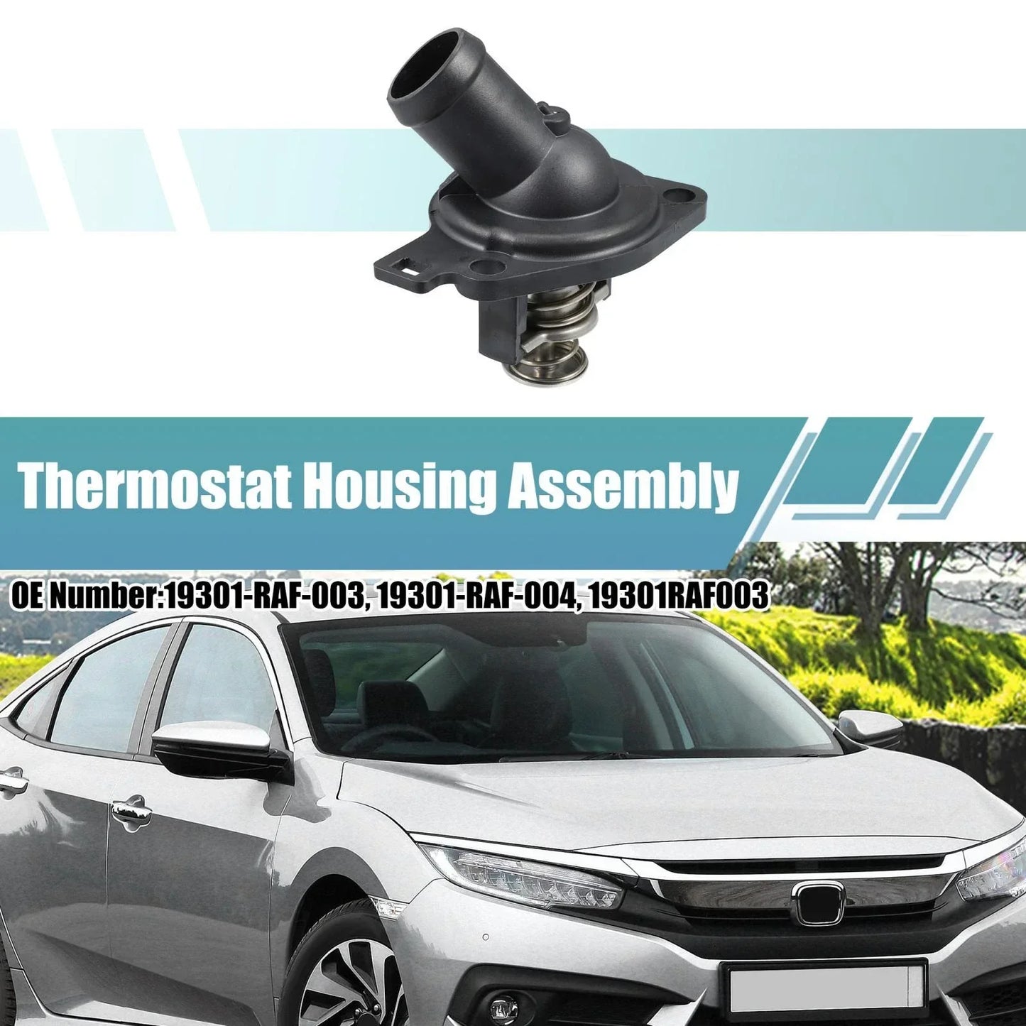 Engine Coolant Thermostat Housing for Honda Civic CR-V (2001-2005)