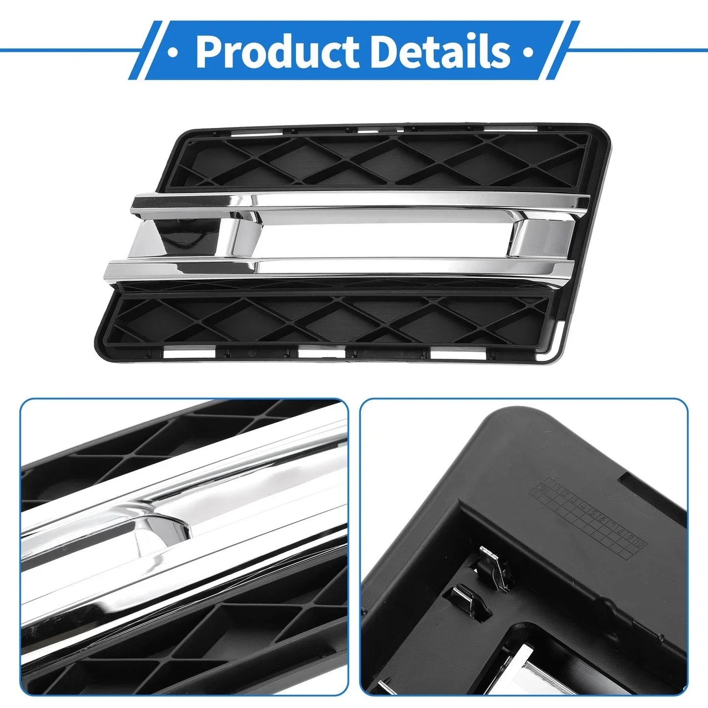 Front Left Fog Light Grill for Mercedes-Benz GLK-Class (2008-2015)