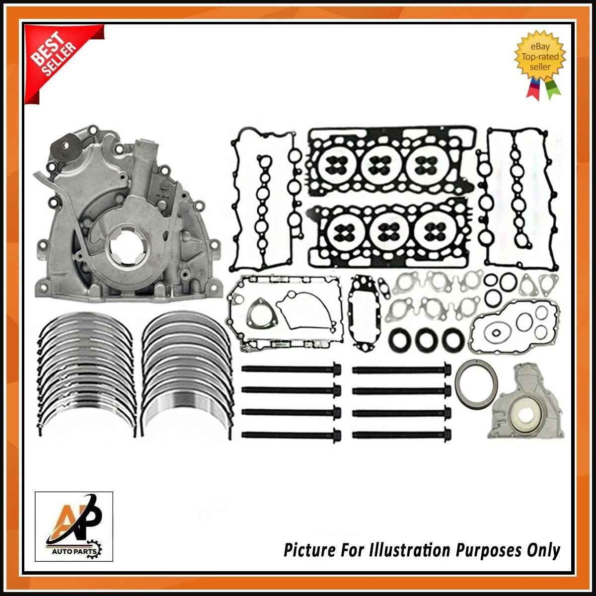 Engine Rebuild Parts Kit Heavy Duty for Land Rover Range Rover 2.7 (1990–1996)