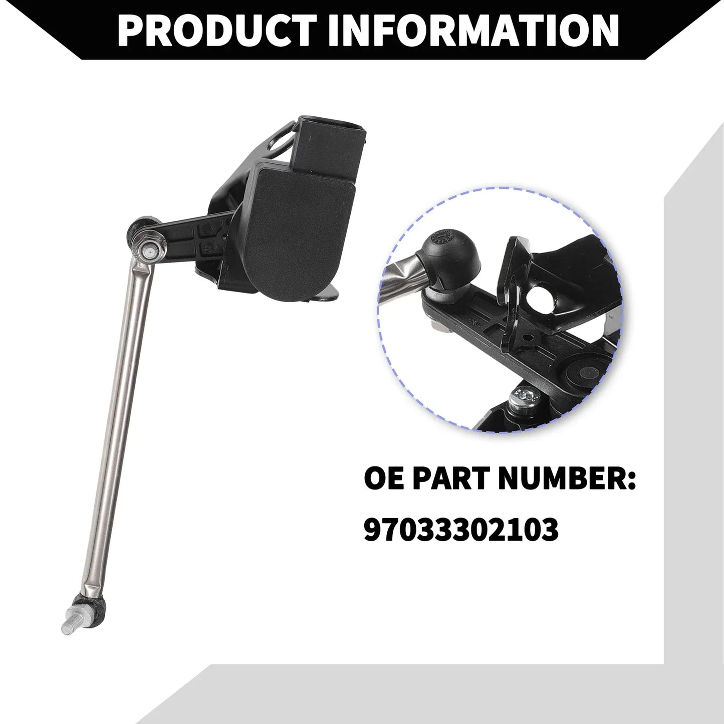 Suspension Ride Height Level Sensor for Porsche