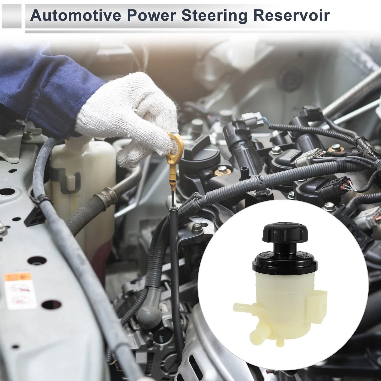 Power Steering Reservoir for Hyundai XG300 (2001) - 1 x Beige Reservoir