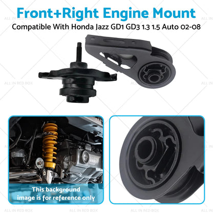 Front & Right Engine Mount for Honda Jazz GD1 GD3 (2001-2008)