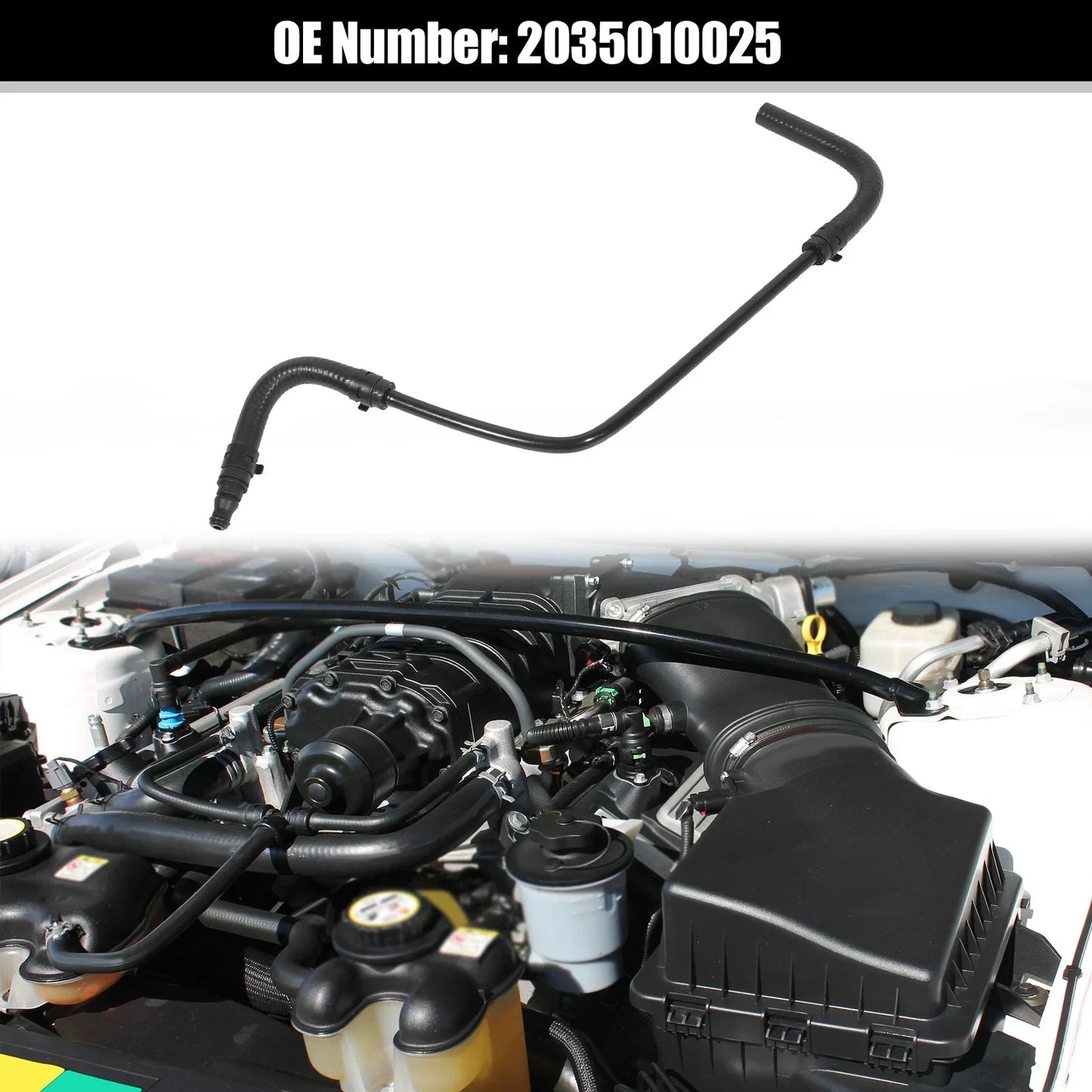 Engine Coolant Expansion Tank Breather Pipe for Mercedes-Benz C230 (2003-2007)