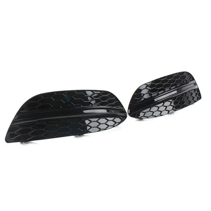 Fog Light Covers for Mercedes Benz C Class W205 C300 (2015-2018) Black