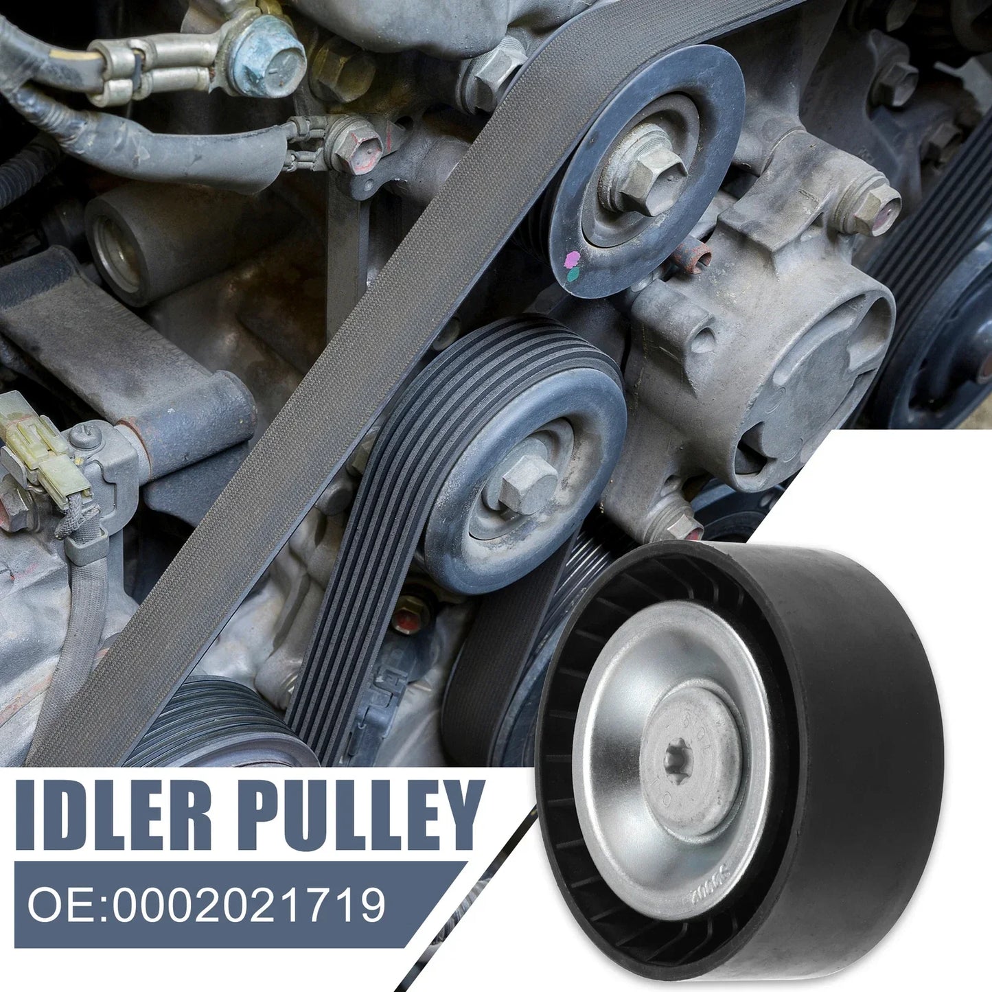 Drive Belt Idler Pulley for Mercedes-Benz C 250 (2012-2015)