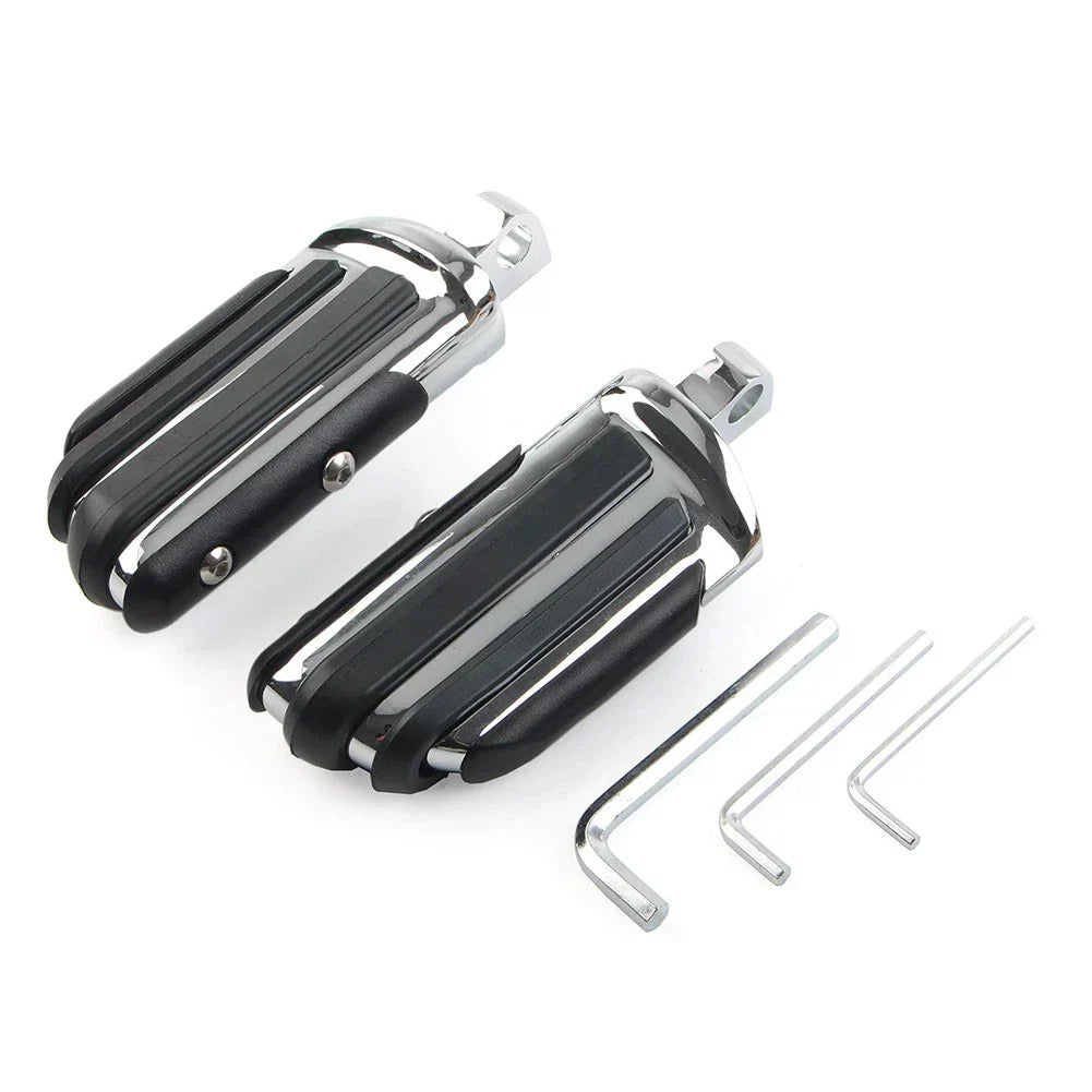 Male Foot Pegs 32mm 1.25" for Harley Iron XL 883 1200 Dyna (2004-2023)