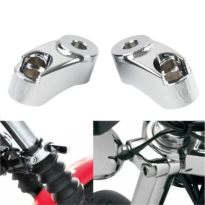 39MM 49MM Front Turn Signal Mount Bracket Relocation for Harley Dyna FXR (2006-2017)