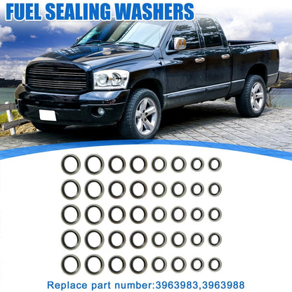 Car Fuel Sealing Washers Set for Dodge 12V 24V 5.9L 6.7L ( Specified)