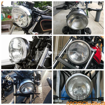 7 Inch Motorcycle Headlight Shell for Harley Dyna Fat Boy FXST (2006-2017)