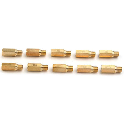 10 x Main Jets for PWK OKO CVK Mikuni KOSO Carburetors (100-140)