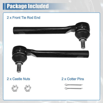 2 x Front Suspension Steering Tie Rod Ends for Honda Odyssey (2005-2010)