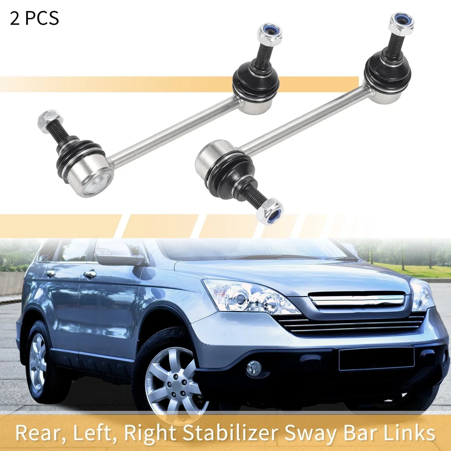 2 x Rear Stabiliser Sway Bar Links for Honda Accord (2008-2017)