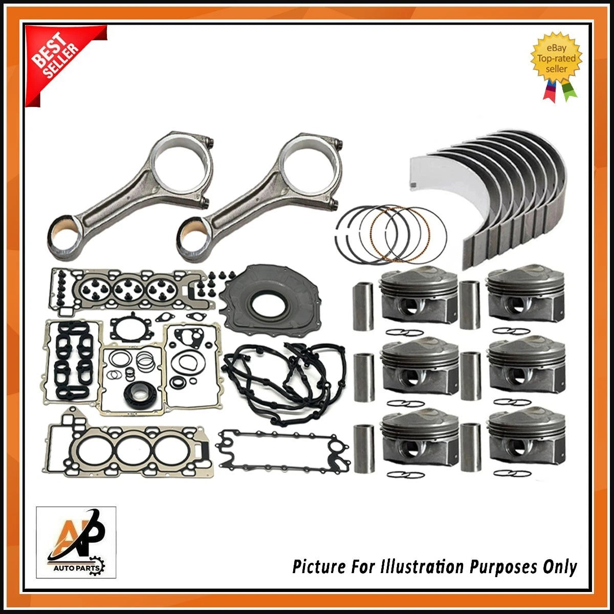 Engine Head Gasket Set and Rebuild Kit for Jaguar Land Rover 3.0 (2006–2009)