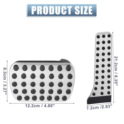 2 x Gas Brake Pedal Pads Covers for Mercedes-Benz C E S GLC GLK SLK Class