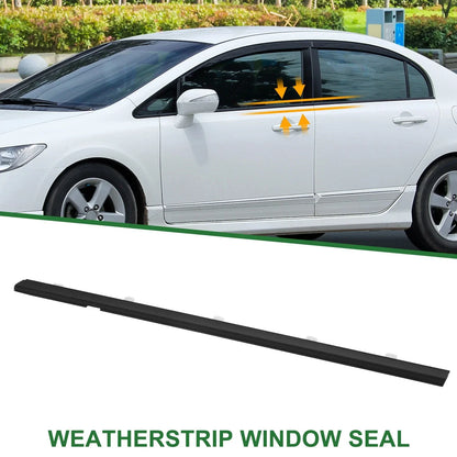 Rear Left Weatherstrip Window Seal for Honda Civic (2012-2015)