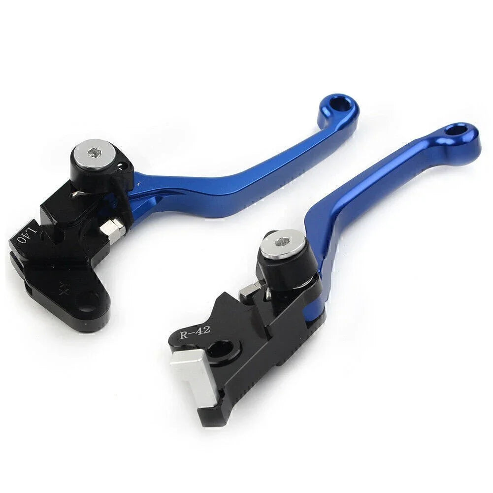 CNC Blue Pivot Clutch Brake Levers for Suzuki DRZ400S/SM/E (2000-2022)