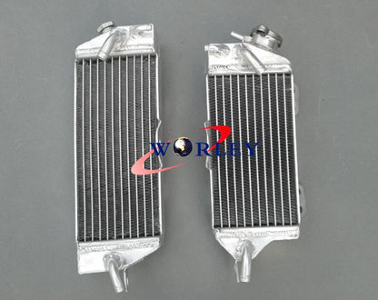 Aluminum Radiator & Black Hose for Kawasaki KX250 (1990-1993)
