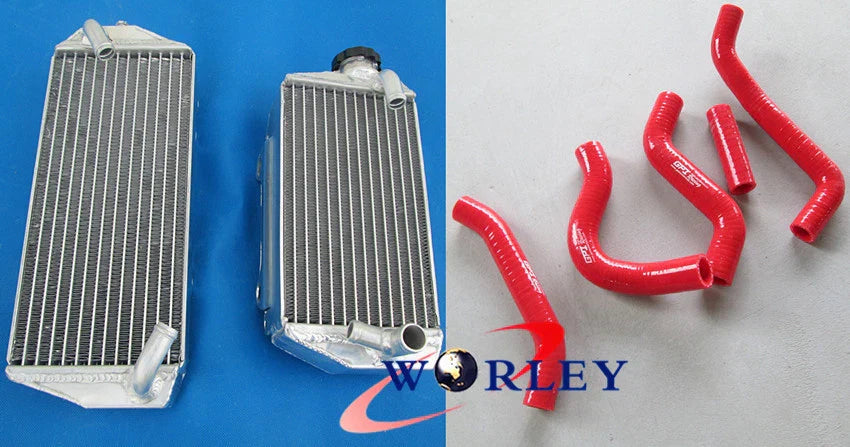 Aluminum Radiator & Silicone Hose Kit for Suzuki RMZ450 (2007)