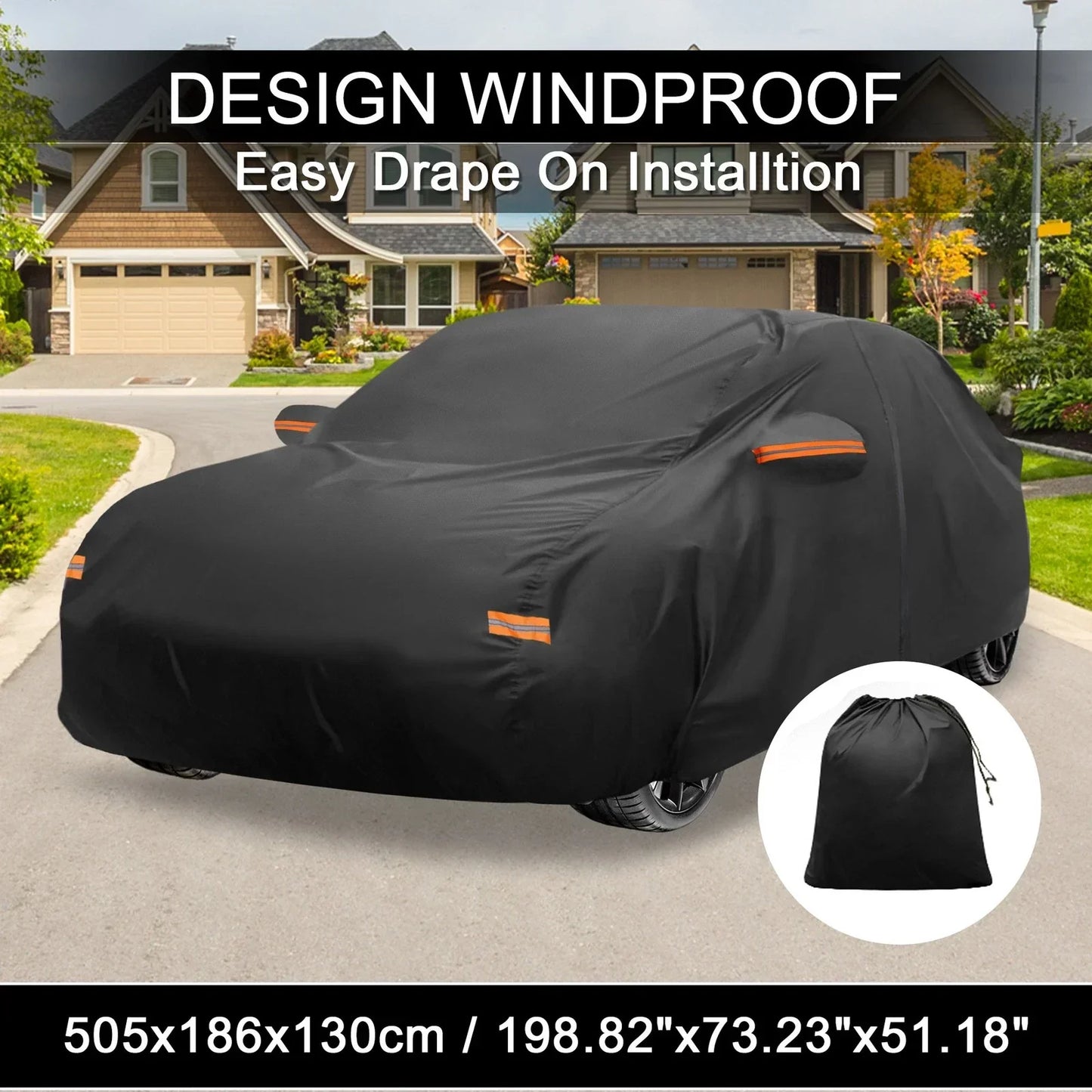 Waterproof 210D-PU Car Cover for Lexus ES Sedan (2018-2023)
