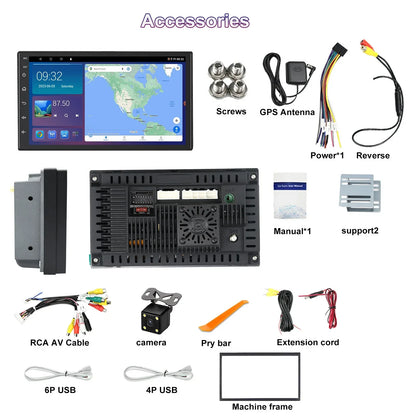 7" Car Stereo Radio Wireless Carplay Android Auto for Toyota Hilux (1989-2004)