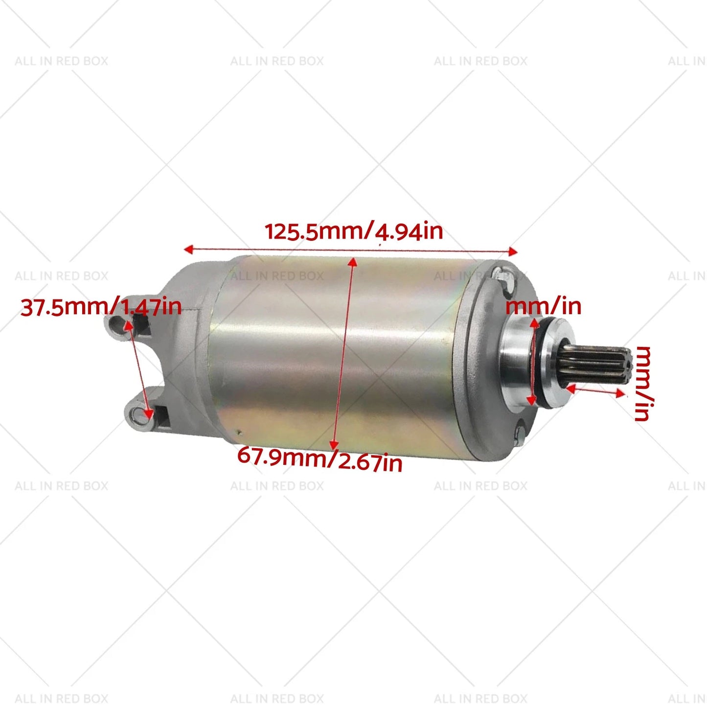 Starter Motor for Triumph Tiger 955i, Daytona 955i, Speed Triple 955, 1050