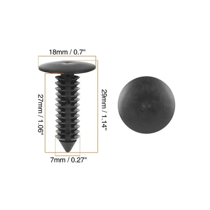 30 x Plastic Retainer Bumper Rivets for Honda Civic Accord (2001-2023)