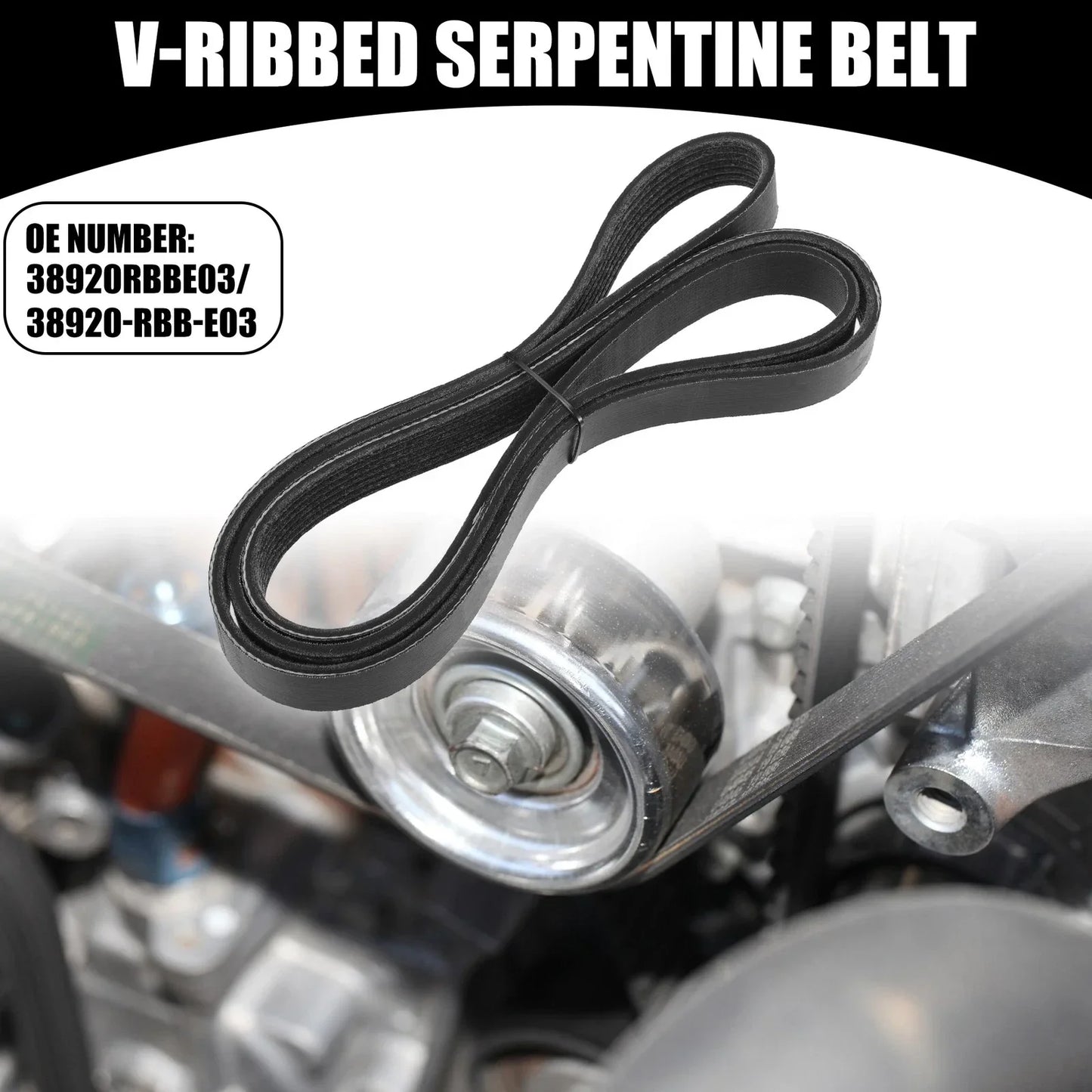 V-Ribbed Serpentine Belt for Honda CR-V 5 Doors (2007-2009)