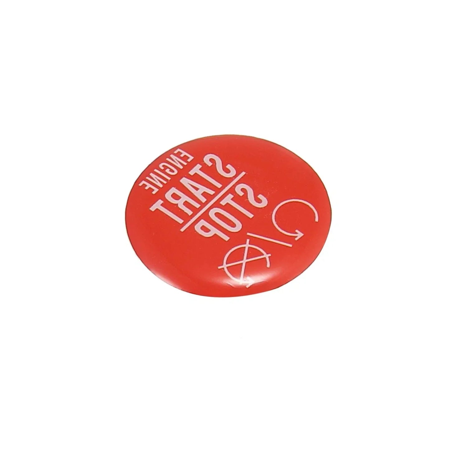 Red Engine Start Stop Button Cover Sticker for Dodge Charger Challenger (2015-2021)