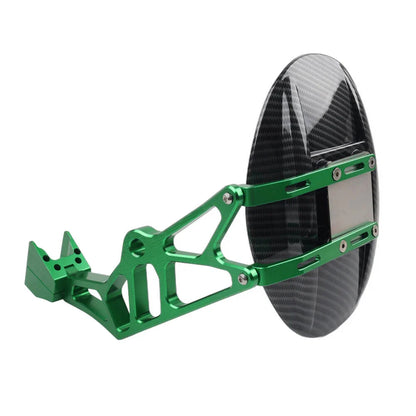 Green Carbon Fiber Rear Splash Mudguard w/Bracket for KAWASAKI Z1000/SX (14-20)