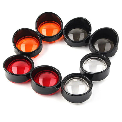 Turn Signal Light Lens Cover Bezels for Harley Davidson Softail