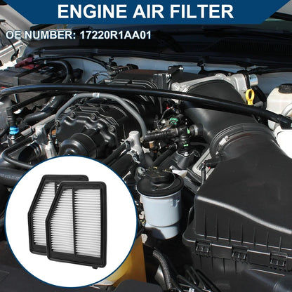 Car Engine Air Filter for Honda Civic 1.8L (2012-2015) - 2 x Filters
