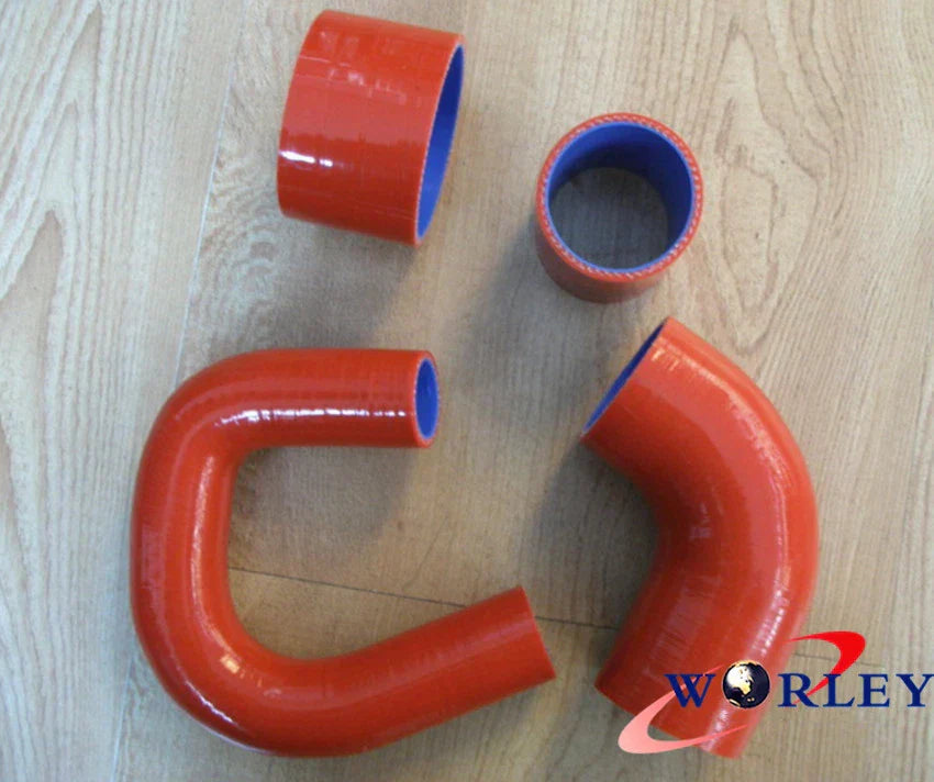 Red Silicone Intercooler Hose for Subaru WRX STI GC8 EJ20 (1998-2000)
