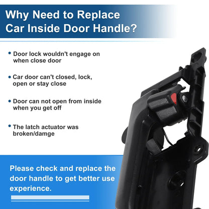 Front Passenger Side Interior Door Handle for Hyundai Veracruz (2007-2012)