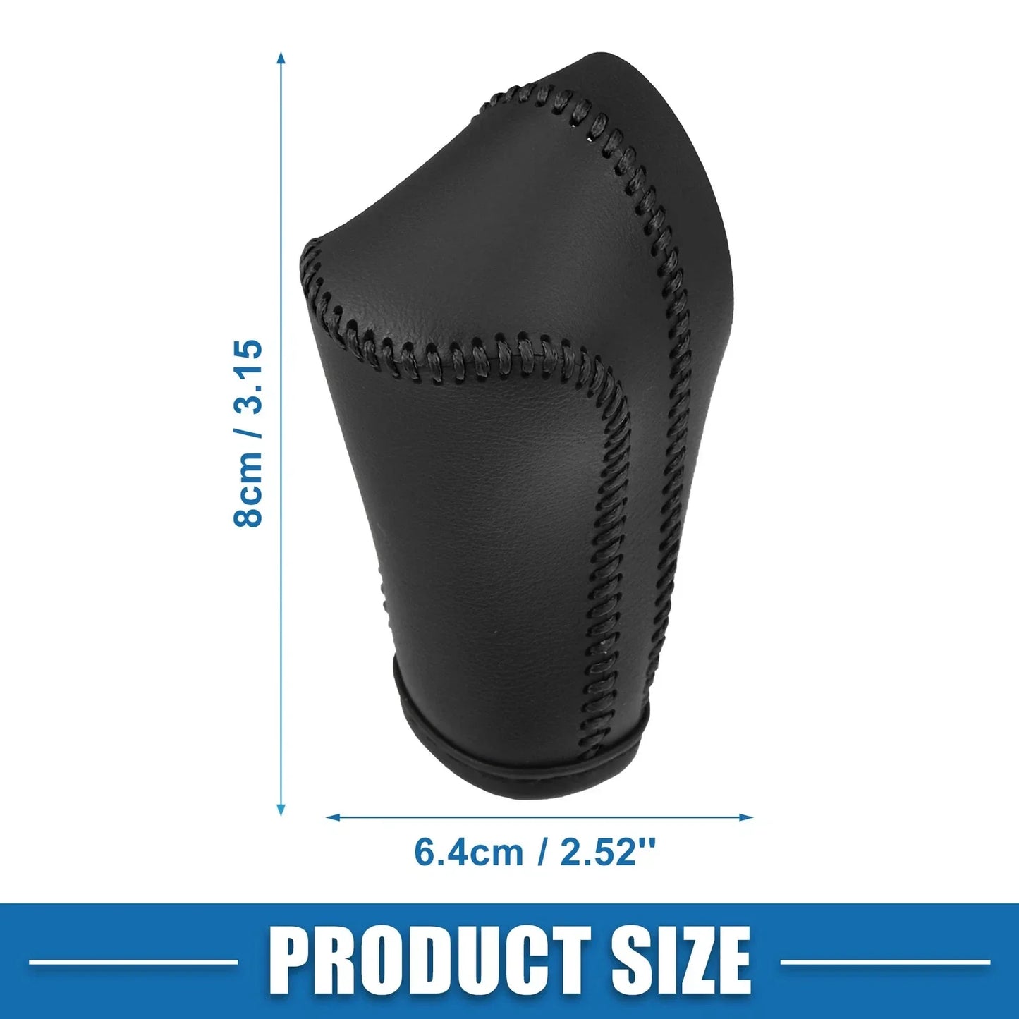 Gear Shift Lever Cover for Honda CRV 2007-2011 - Auto Interior, Black Stitches