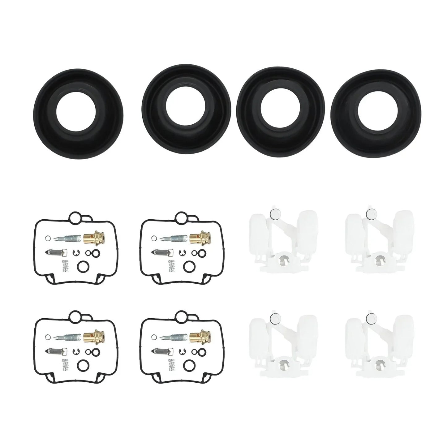 4x Carburetor Diaphragm Rubber for Suzuki Katana (1991–1993)