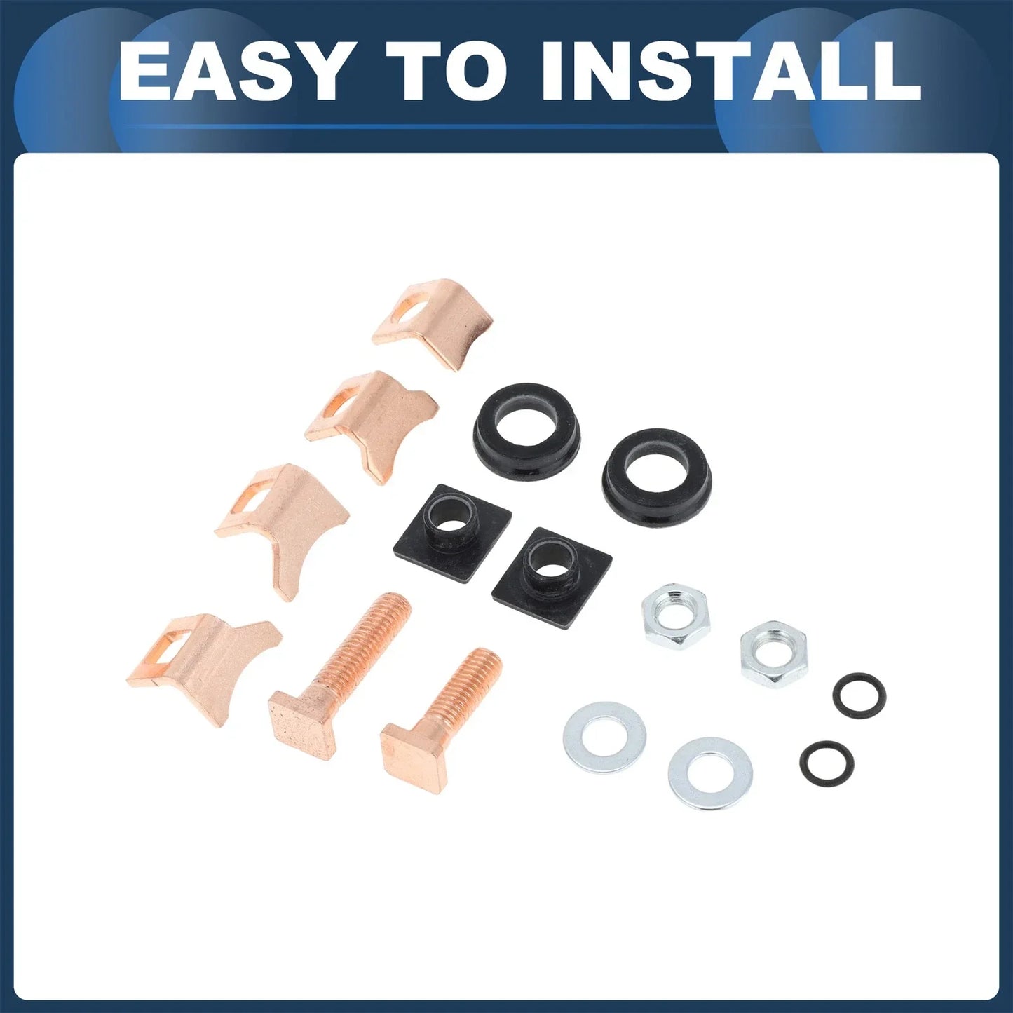 Engine Starter Rebuild Kit for Dodge B150 Base (1991-1994) Gold Tone