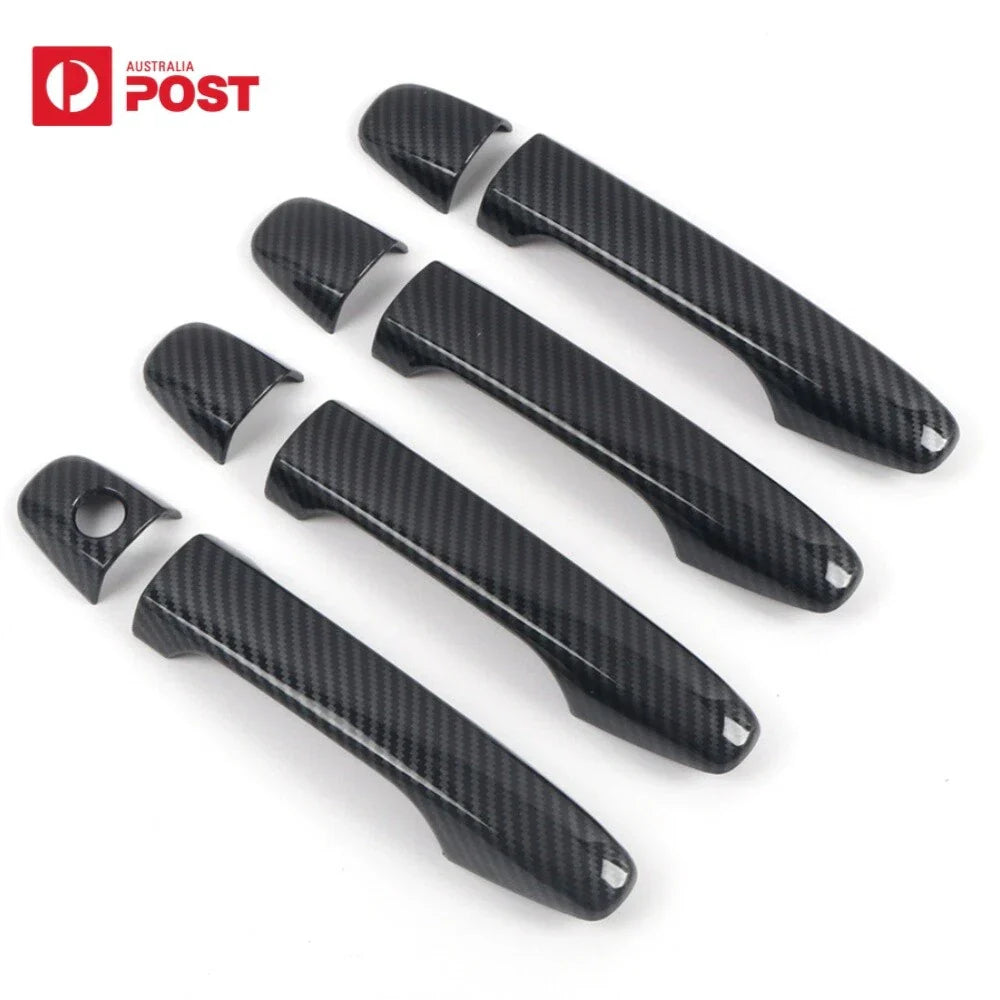 Carbon Fiber Look Exterior Door Handle Cover Trim for Subaru WRX STi (2015-2021)