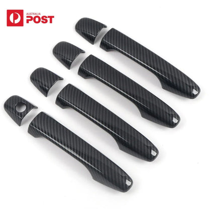 Carbon Fiber Look Exterior Door Handle Cover Trim for Subaru WRX STi (2015-2021)
