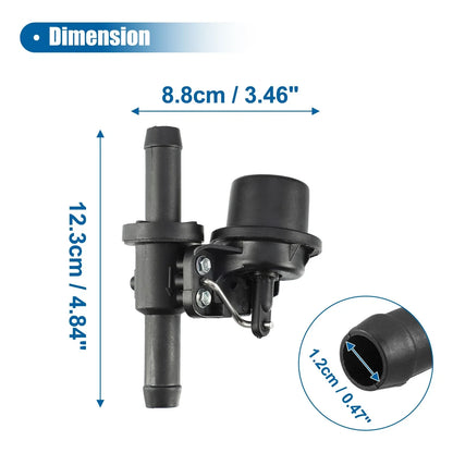 Radiator Water Valve for Dodge Van 1500 B2500 (2000-2003) - Plastic Metal Black